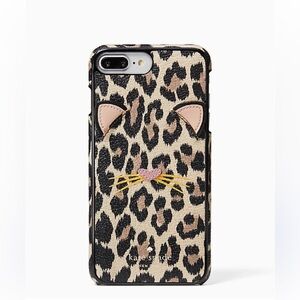 Kate Spade Feline Design iPhone Plus Case